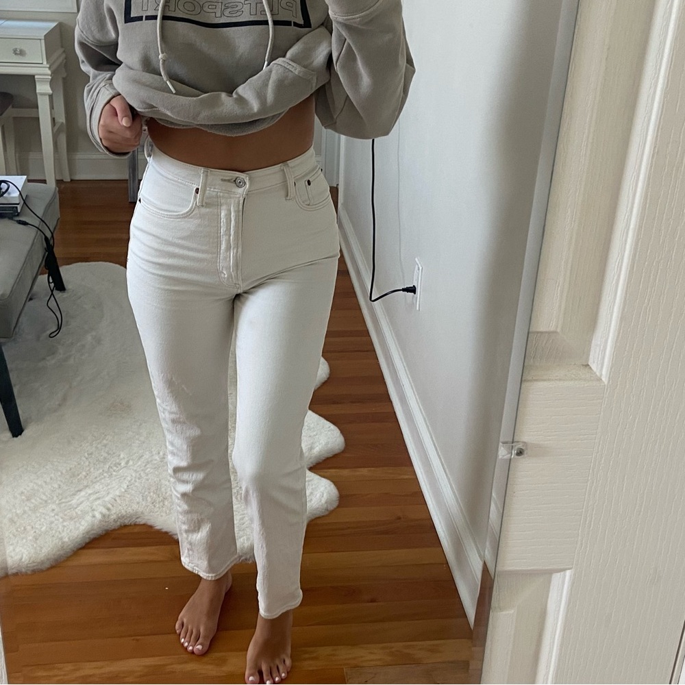 A&F Curve Love Ankle Jeans